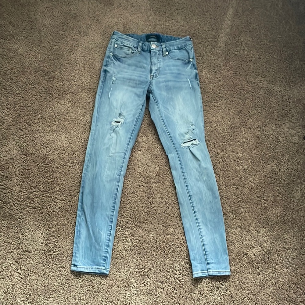 Aero High Rise Curvy Skinny Jeans Size 6